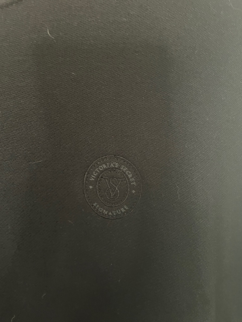 PINK Victoria's Secret Black Crewneck Sweatshirt SZ XL - Picture 4 of 6